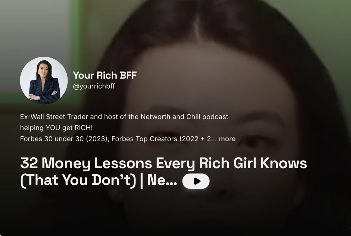 Your Rich BFF Prouess authority hub homepage